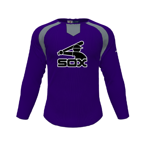 [CUS-DFW-PULL-FLC-CNK-LSL-PUR-YS-LOGO1] Pullover (Youth S, Purple, Logo 1)