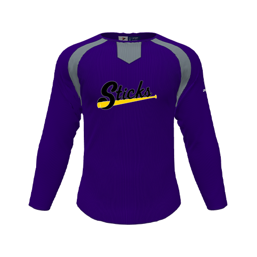 [CUS-DFW-PULL-FLC-CNK-LSL-PUR-YS-LOGO3] Pullover (Youth S, Purple, Logo 3)