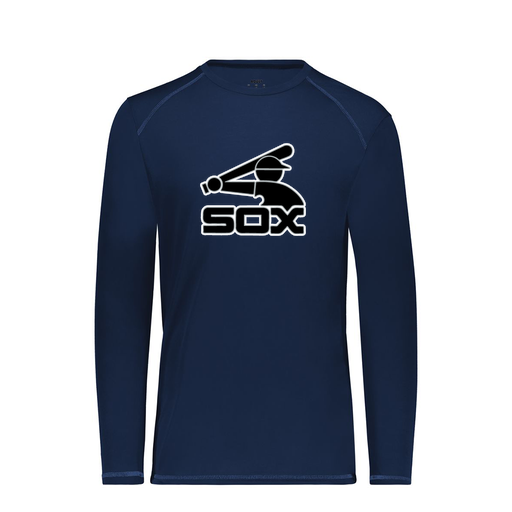 [6846.065.S-LOGO1] Youth SoftTouch Long Sleeve (Youth S, Navy, Logo 1)