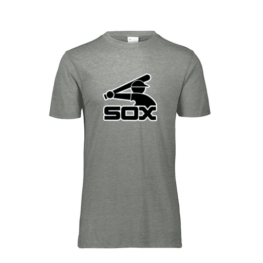 [FTSCUBGY-YS-LOGO1] Decker Youth Tri-Blend T-Shirt - Short Sleeve (Youth S, Gray, Logo 1)