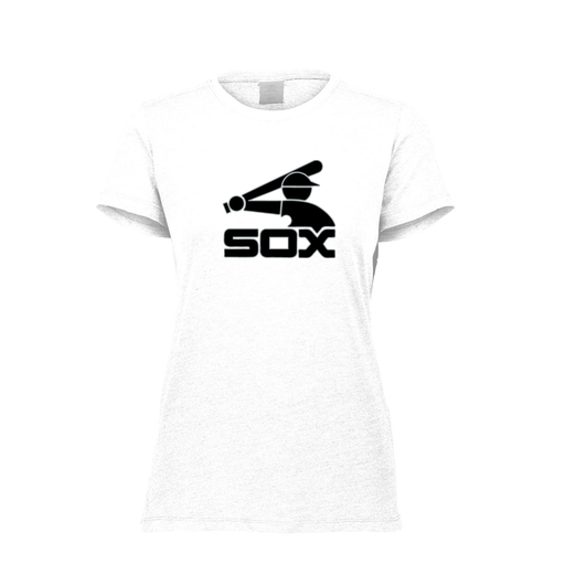 [FTSCUBWH-FAXS-LOGO1] Decker Women's Tri-Blend T-Shirt - Short Sleeve (Female Adult XS, White, Logo 1)