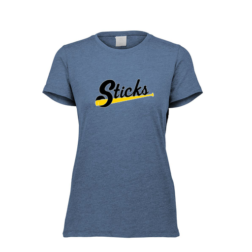 [FTSCUBNV-FAXS-LOGO3] Decker Women's Tri-Blend T-Shirt - Short Sleeve (Female Adult XS, Navy, Logo 3)
