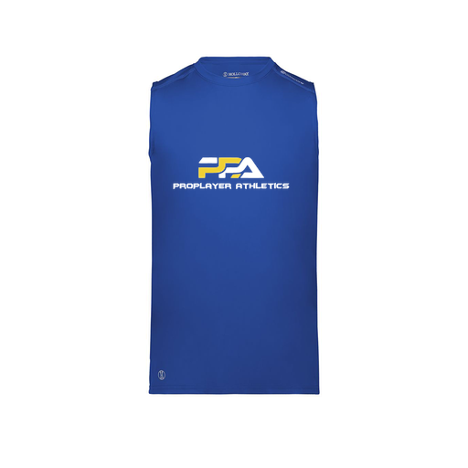 [222593.060.S-LOGO2] Men's CoolDry TankTop (Adult S, Royal, Logo 2)