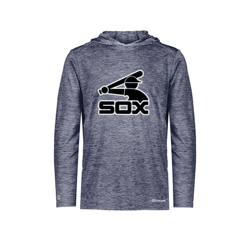 [FOLHCGNV-AS-LOGO1] Decker Men's Charge Hoodie (Adult S, Navy, Logo 1)