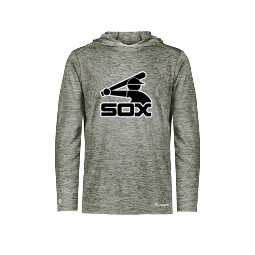 [FOLHCGGY-AS-LOGO1] Decker Men's Charge Hoodie (Adult S, Gray, Logo 1)