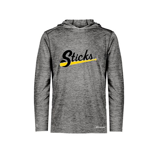 [FOLHCGBK-YS-LOGO3] Decker Youth Charge Hoodie (Youth S, Black, Logo 3)