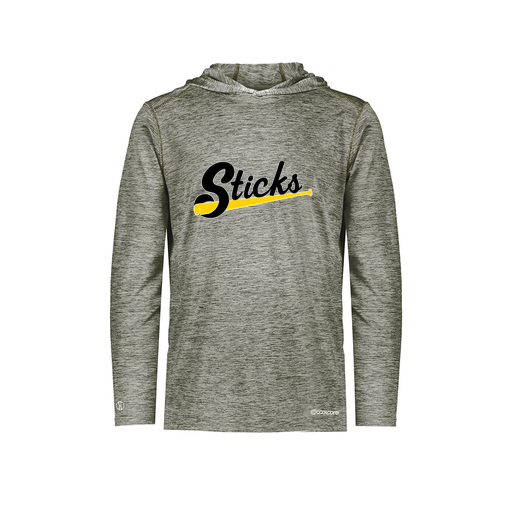 [FOLHCGGY-YS-LOGO3] Decker Youth Charge Hoodie (Youth S, Gray, Logo 3)