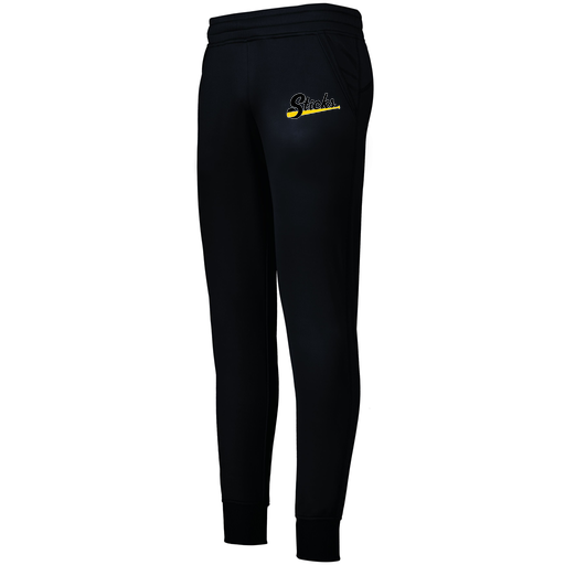 [5568.080.XS-LOGO3] Ladies Performance Jogger (Female Adult XS, Black, Logo 3)